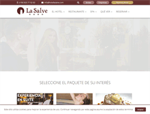 Tablet Screenshot of hotellasalve.com